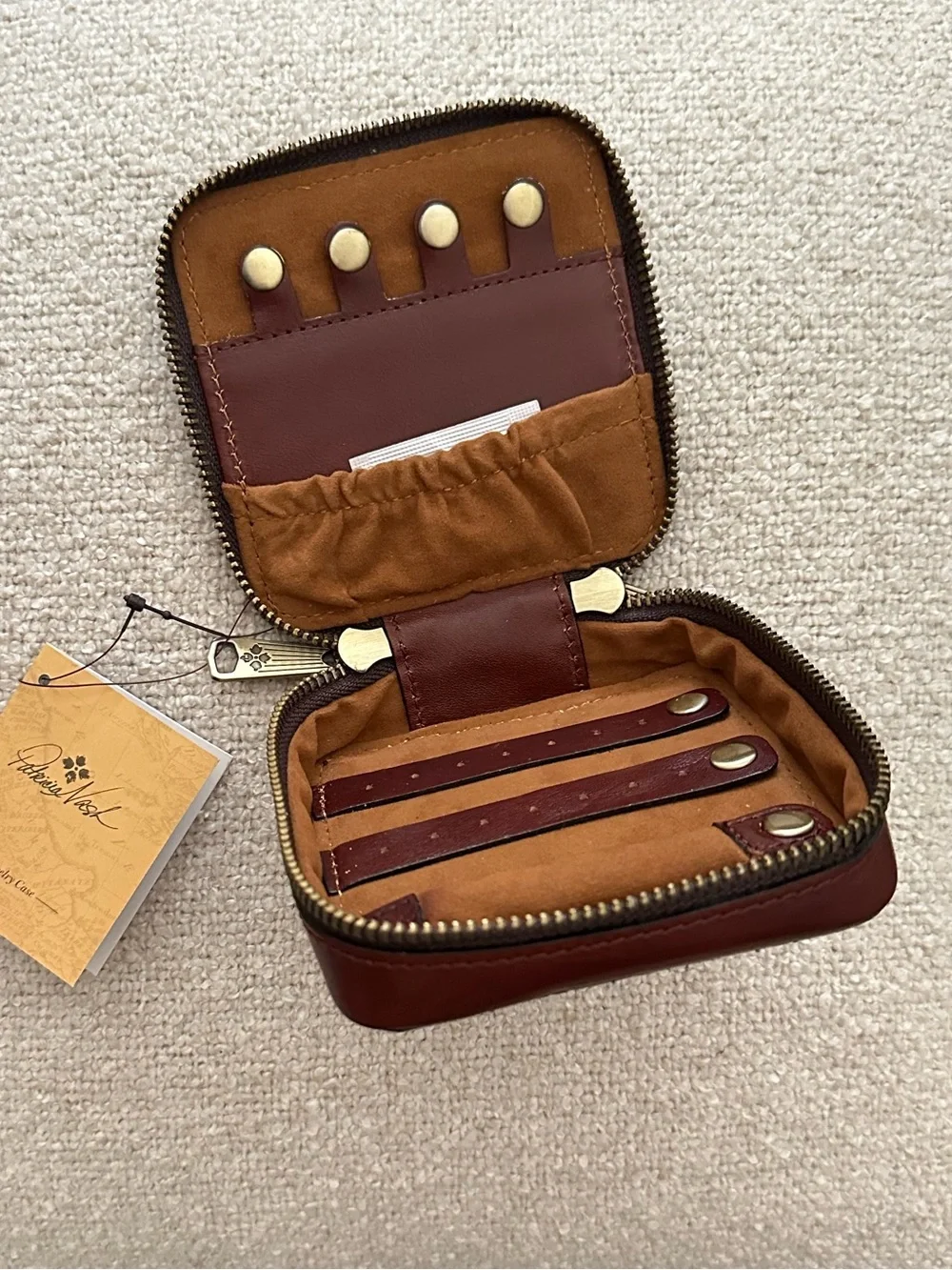Patricia Nash Leather Camogli Jewelry Case